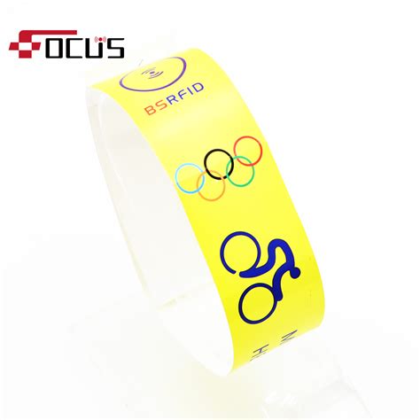 china tyvek paper nfc wristbands|Tyvek Paper Disposable 13.56MHz NFC RFID Wristband for Events.